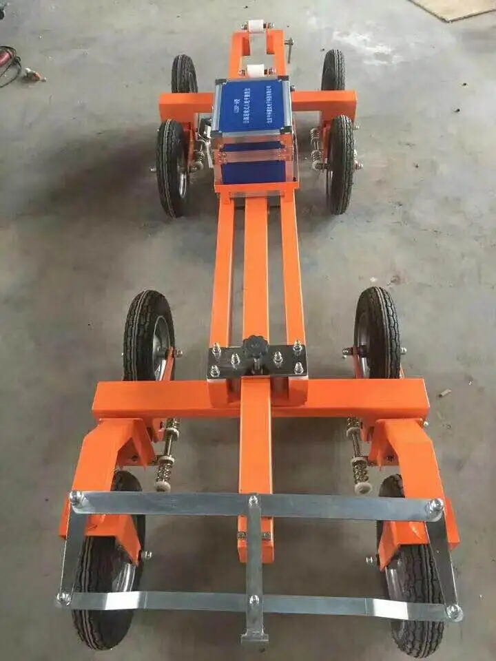 Continuous Eight-wheel Flatness Tester Road Pavement Profilometer ...