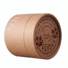 eco friendly biodegradable kraft paper round soap boxes packaging