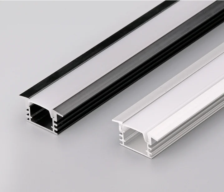 30*20毫米黑色led线条灯表面安装的u形槽铝型材al-30*20