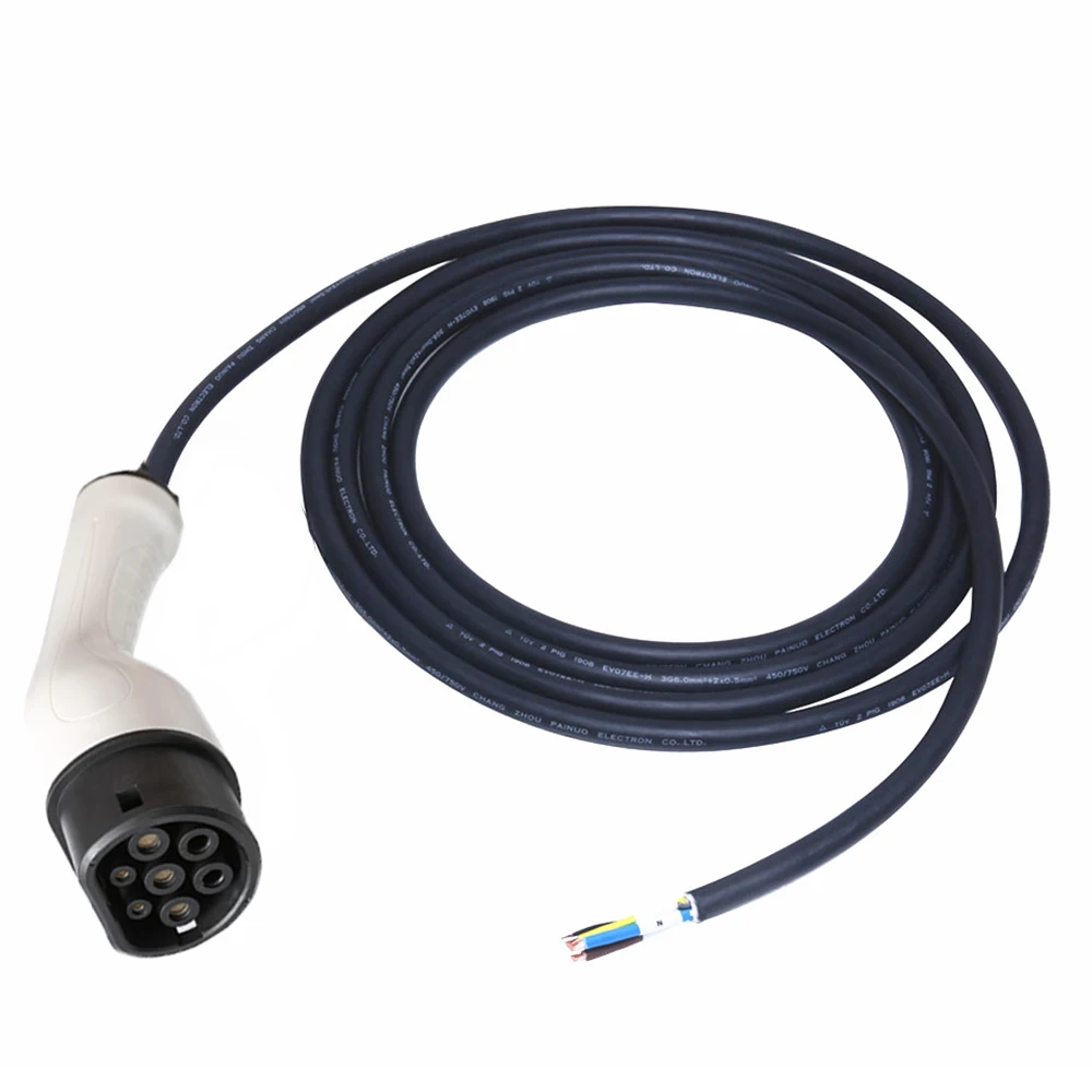 Iec 62196-2 22kw Ac 415v 32a Ev Charge Cable Type 2 Plug With 5m Cables ...