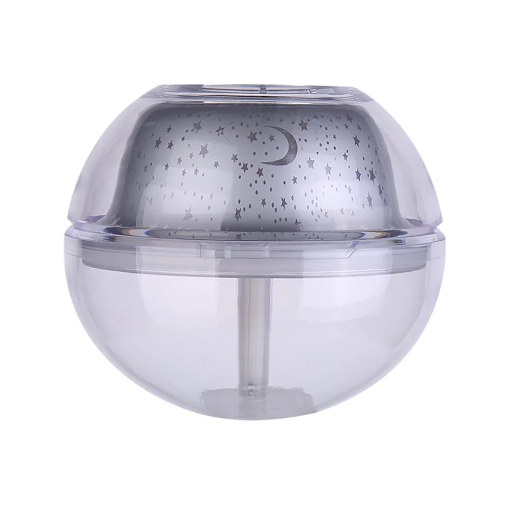 USB Crystal Night Lamp Projector 500ml Air Humidifier Desktop  Diffuser Ultrasonic Mist Maker LED light for home