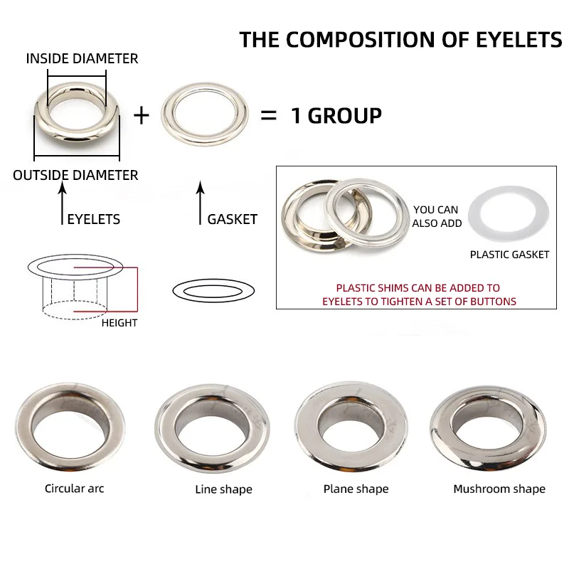 Factory Custom Hollow Eyelets For Car Truck Tarpaulin Canvas Metal Air