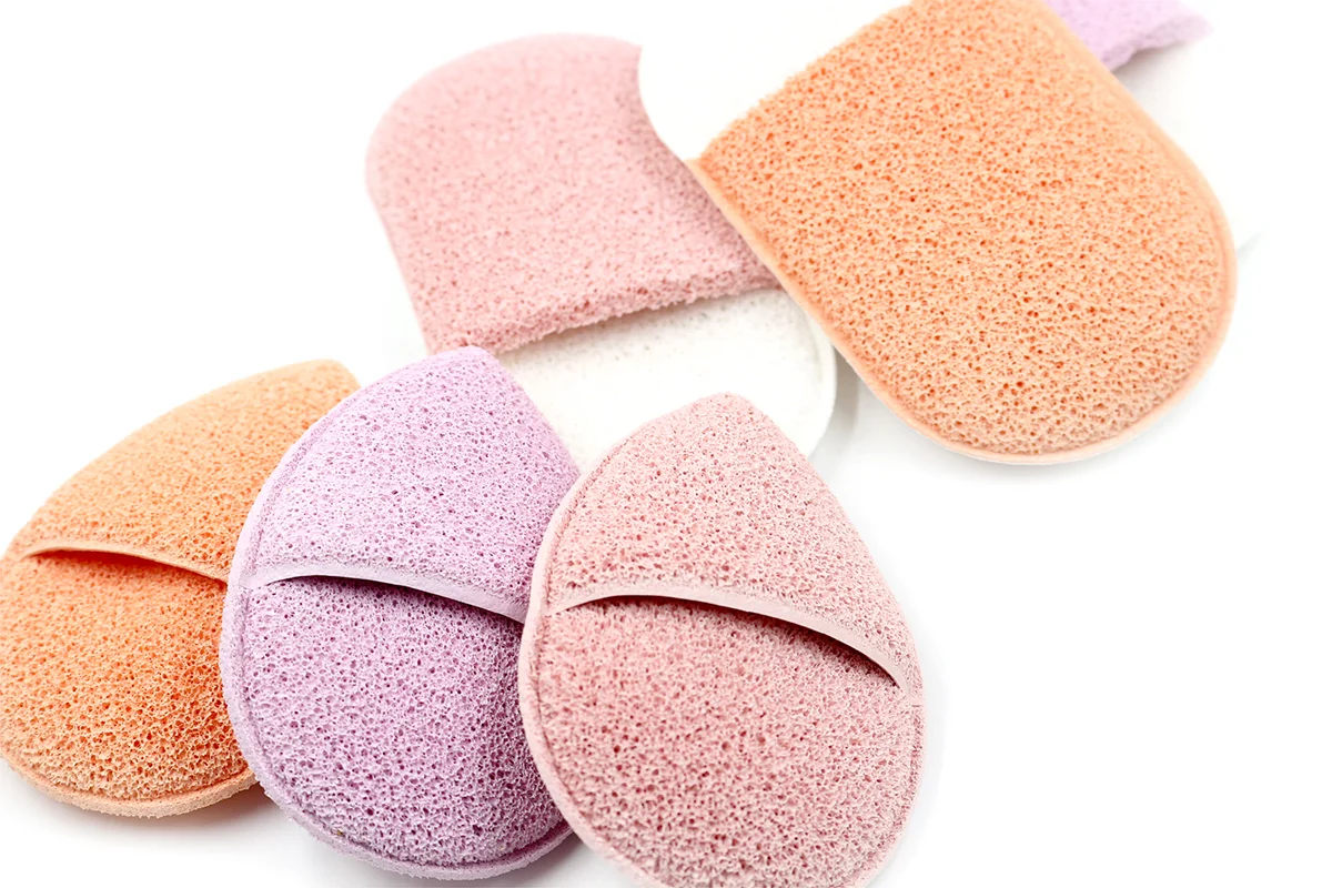 Hot Sale Exfoliating Facial Sponges Reusable Makeup Remover Sponge