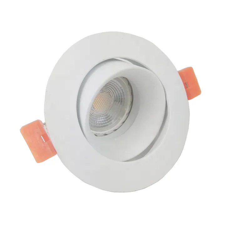 Aluminium Cutout 80mm Recessed Adjustable Titl Spotlight 2019 Frame For Gu10