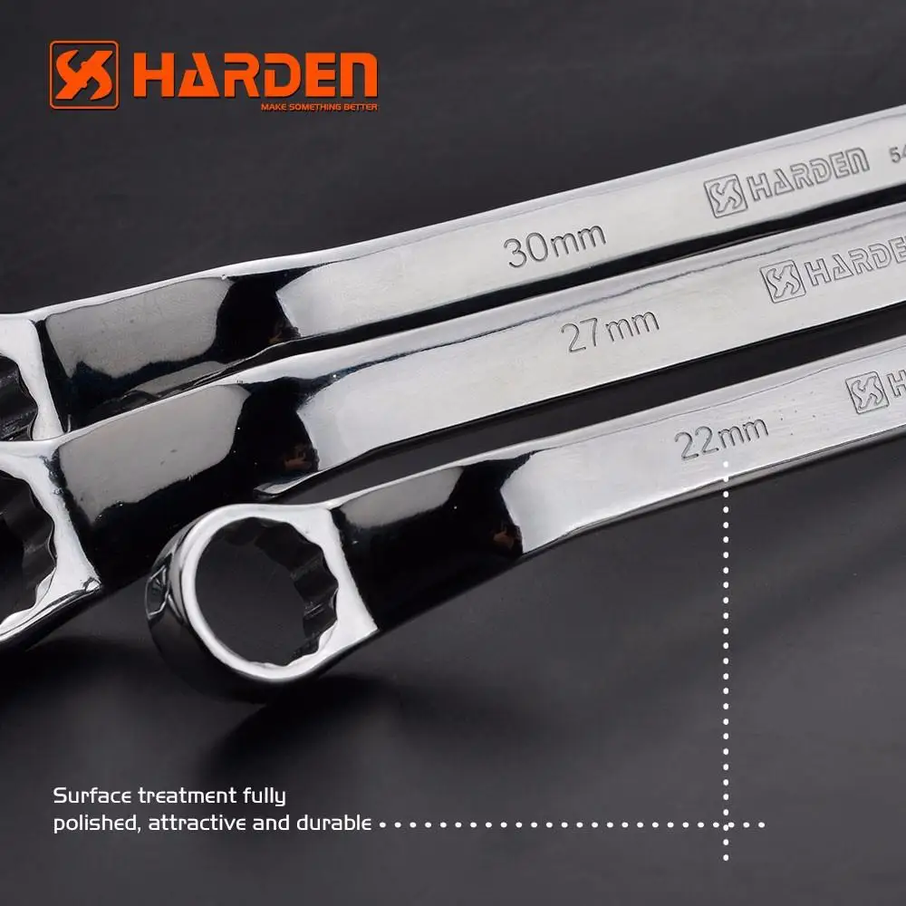 Professional Commercial Electric Hand Tools 6 Point Cr-v Ring Spanner Set