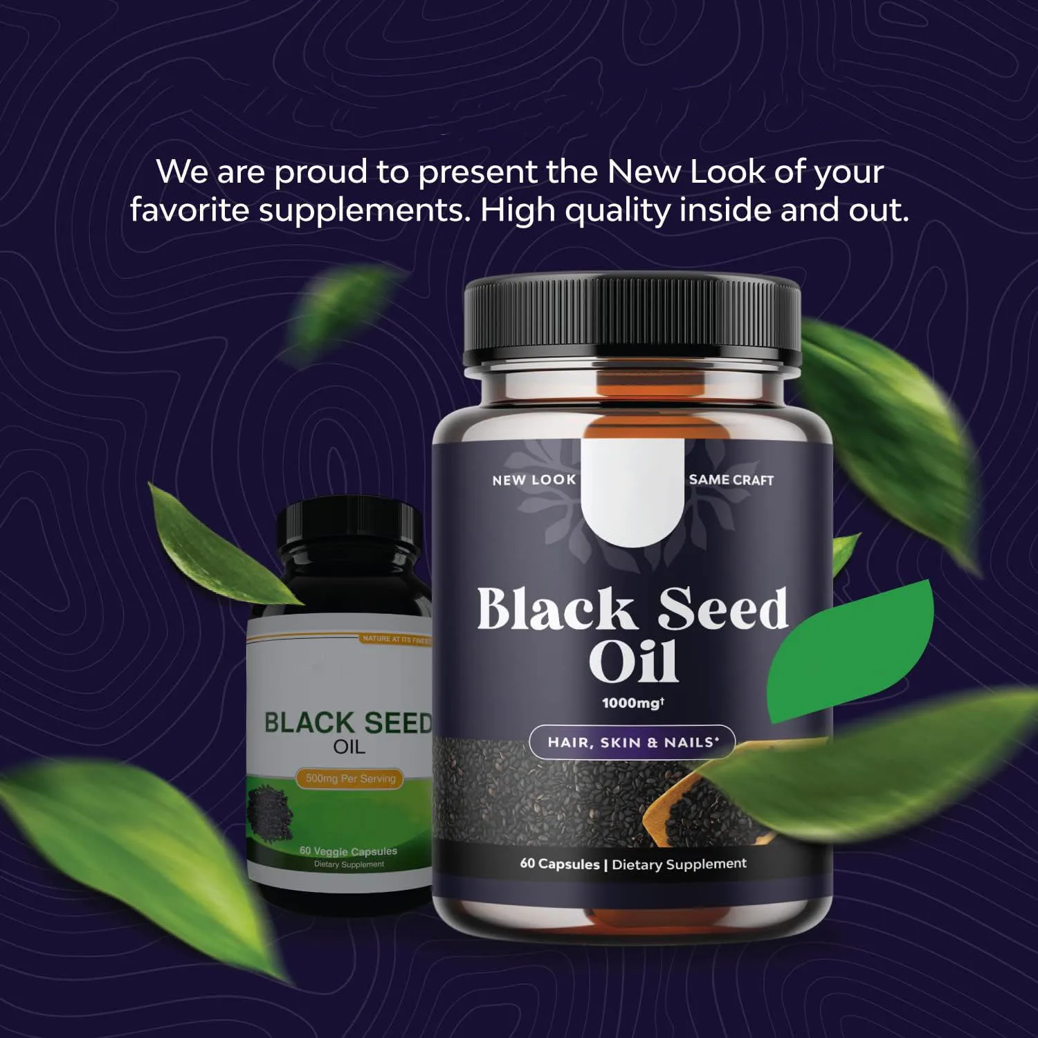 Pure Black Seed Oil Capsule Black Cumin Seed Oil Capsule Contains Omega