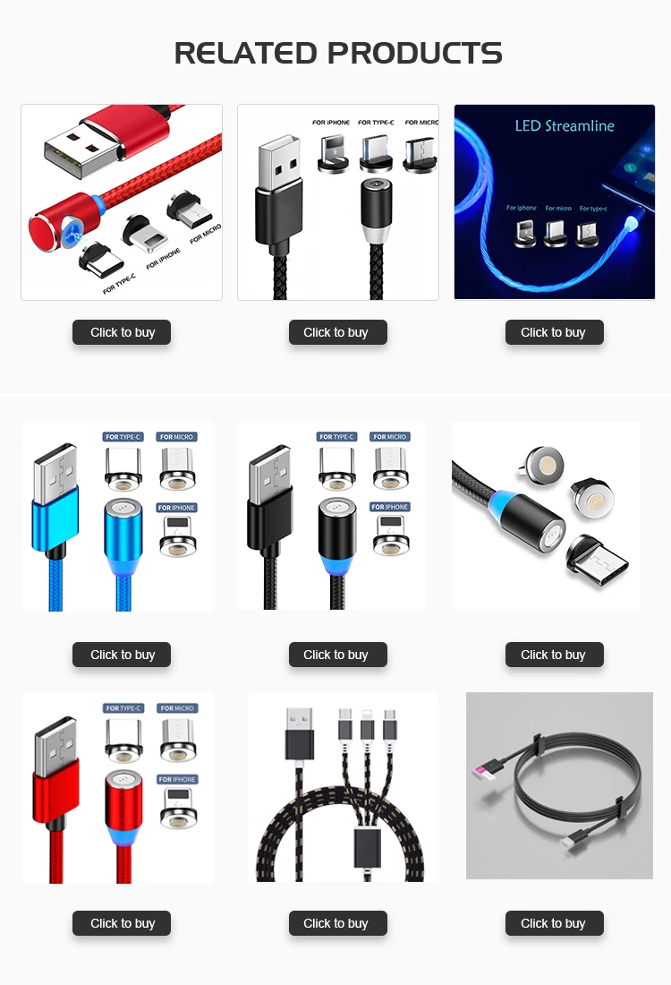 Cables 3 In 1 Android Micro Type C Charger Fast Charging Usb Data Cable Mobile Phone - ANKUX.COM