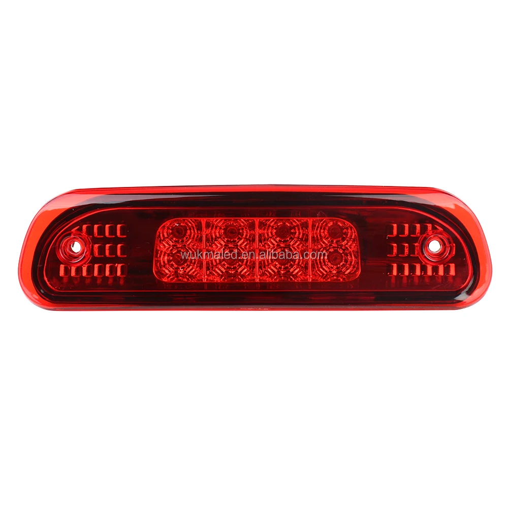Wukma Red Lens Red LED High Mount 3rd Brake Light Third Cargo Lamp Fit for Jeep grand Cherokee1999-2004