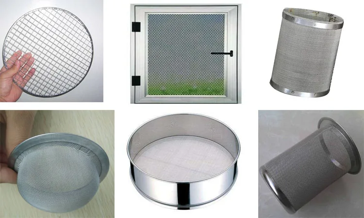 Sand soil sieving sus 304 20 micron stainless steel wire mesh