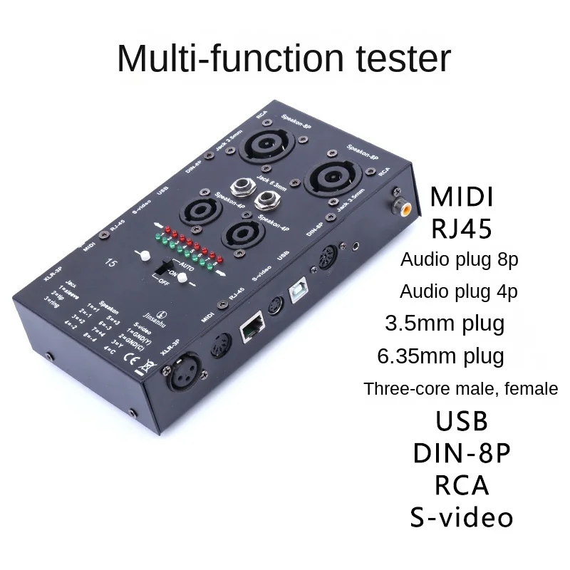 Signal Multi-Function Audio Sound Equipment Test Box Network On-Off ...