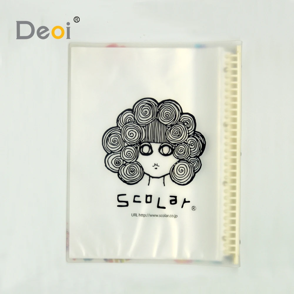 
Factory customized A4 clear file folder UV printing durable folder 