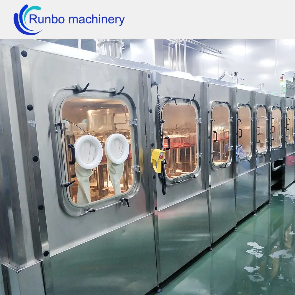 Automatic 500ml Small Business Machines for Filling Pure Water Fruit Juice Milk Glass Beverages Gear Motor PLC Core Components