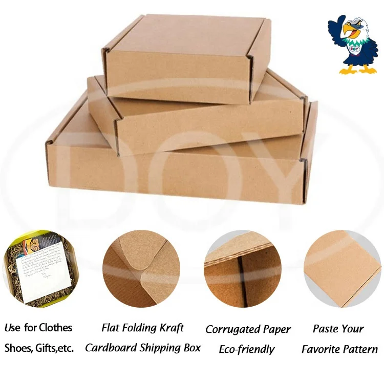 Bulk Cheap Custom Blank Kraft Cardboard Paper Boxes For Packaging - Buy ...