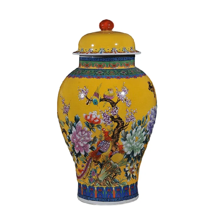 tarro de ceramica de lujo para decorar la casa grande dorado buy tarros de ceramica para templos tarros para conservar frascos de lujo product on