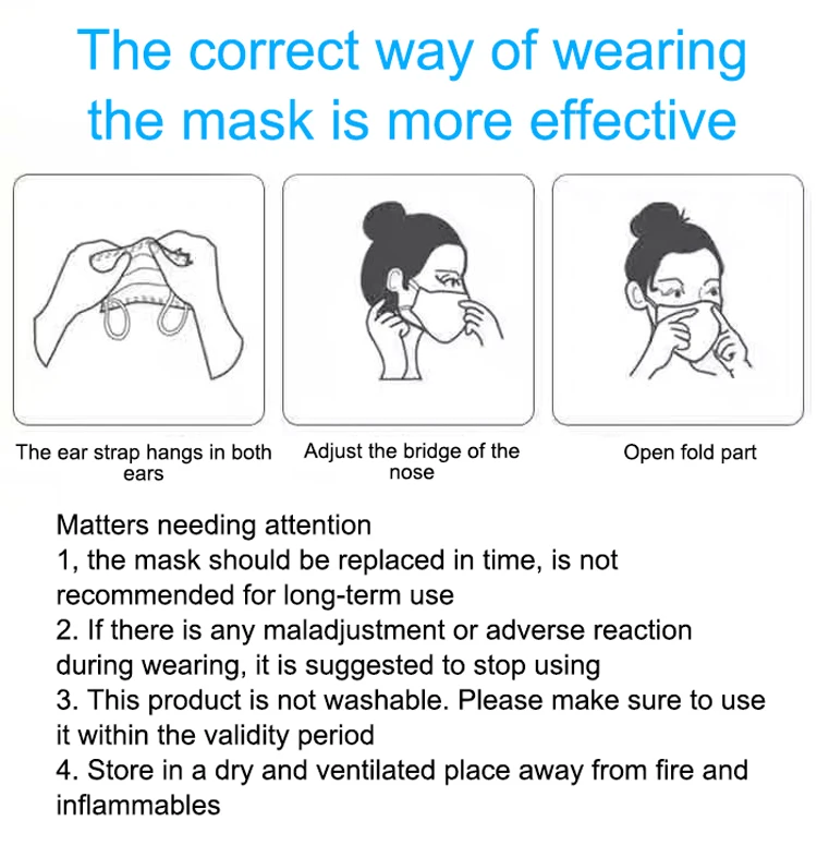 Usine 3ply jetable Masque chirurgical masque Médical CE FDA