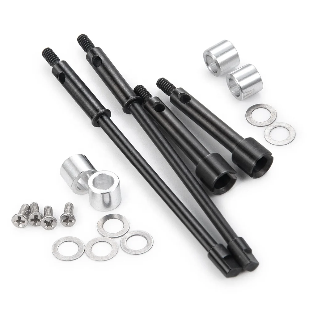 Metal Drive Shaft Cvd Joint Drive Shaft For 1/24 Scx24 Deadbolt C10 Rc