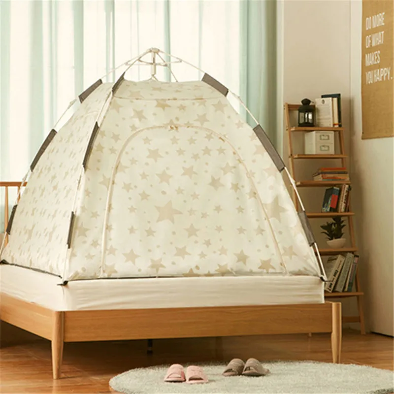 儿童床帐篷冬季折叠房子室内保暖帐篷便携式弹出帐篷