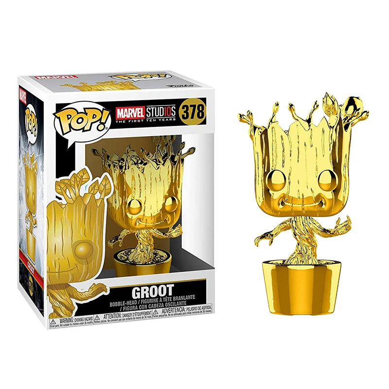 gold groot funko