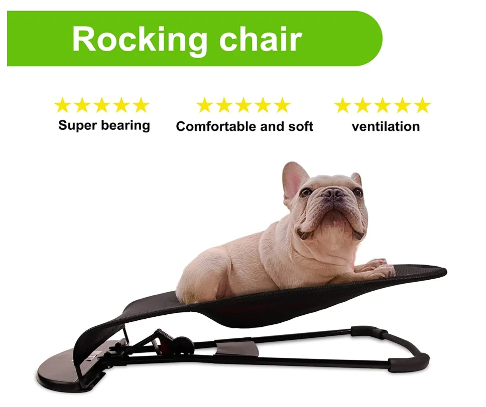 Pet Rocking Chair Portable Dog Bed Summer Small Dog And Cat Comfortable