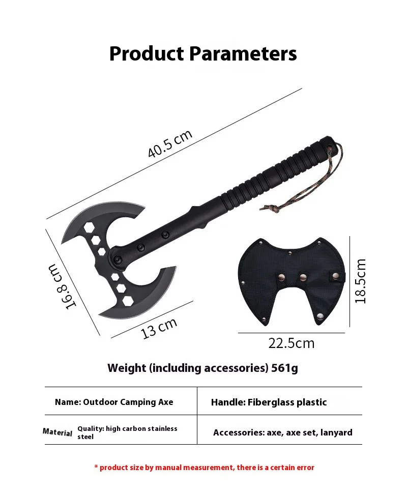 Survival Tactical Axe – Buy Online in Bangladesh | FineNpick 12 Multifunctional Outdoor Survival Camping Double Blade Stainless Steel 40cm Self-Defense Tactical Hand Tomahawk Mountain Engineer