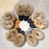 Customized waterproof sheepskin snow boots high end fluffy raccoon fur trim shoes leather black short boots for women winter