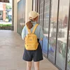 2019 Winter New Multi Function Solid Color Canvas Ladies Student Book Portable Backpack