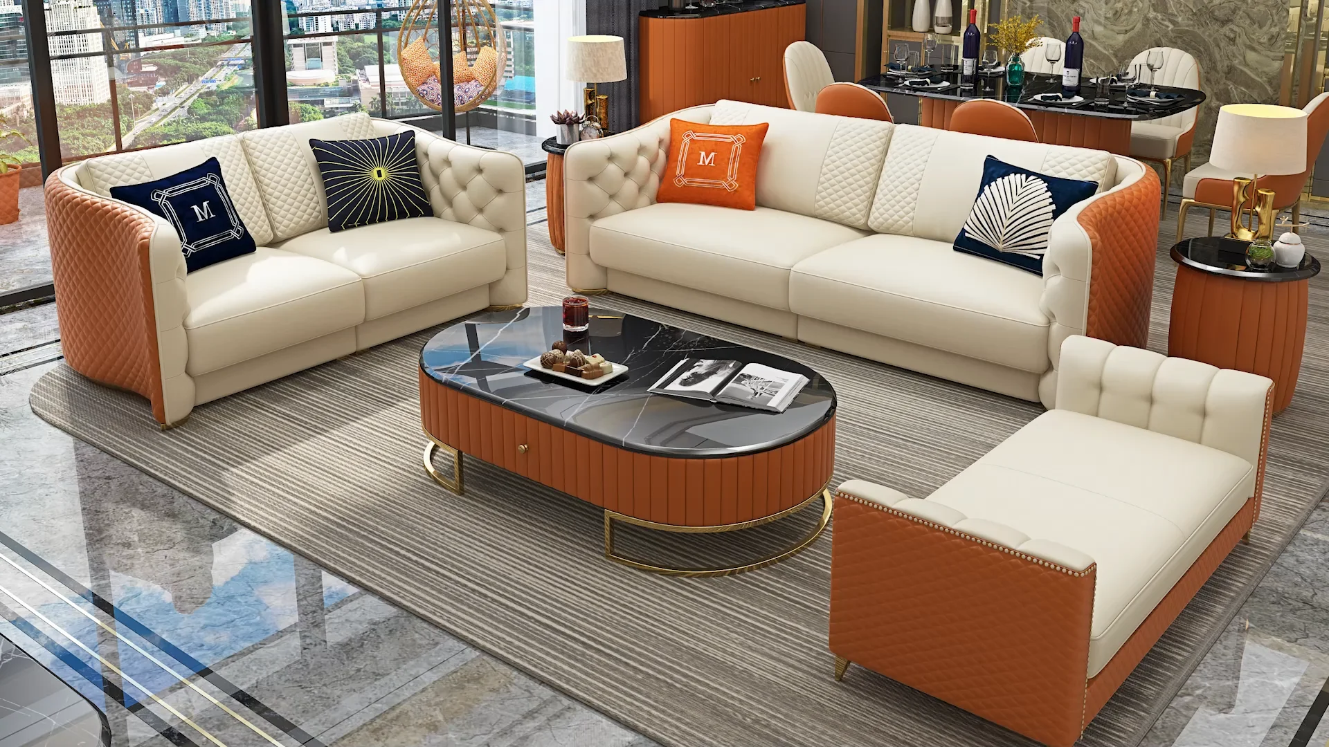 Modern Philippines Furniture Full Grain Leather Sofa Buy Philippines