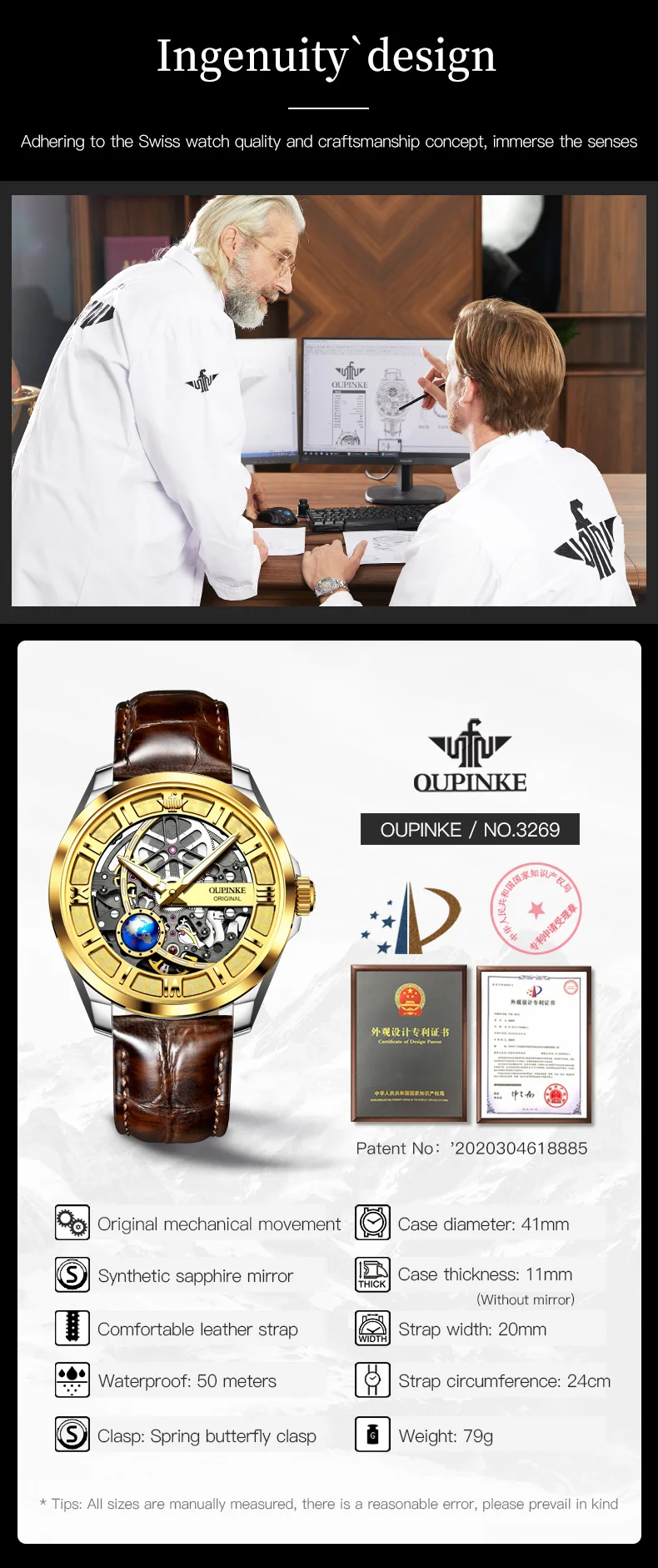 OUPINKE watches Classic | GoldYSofT Sale Online