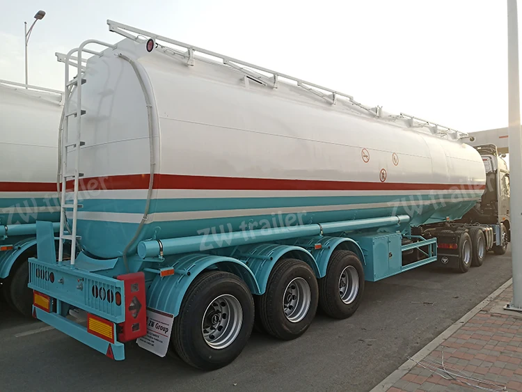 China manufacturer new design palm 55m3 45000 liters petrol fuel oil tanker truck trailer price for sale