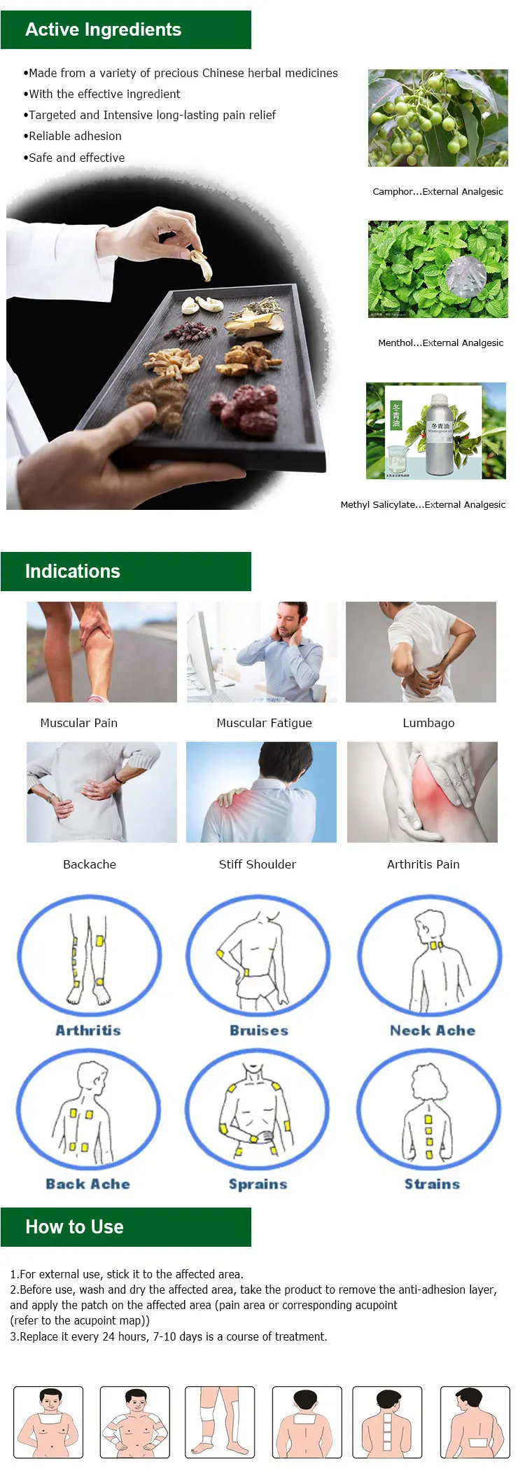 Bestseller Health Chinese Arthritis Pain Patches