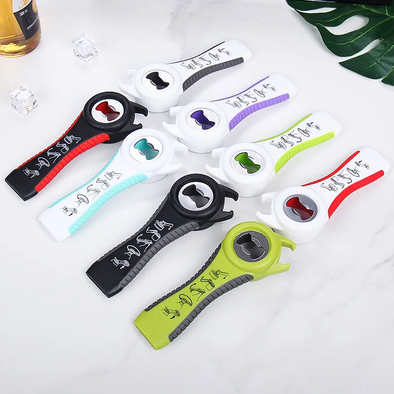 Multifunctional 5in1 Bottle Opener Elderly Kid Effortless Home