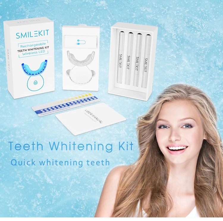 Home Use Teeth Whitening Kit Private Label Smart Led Tooth Whitener