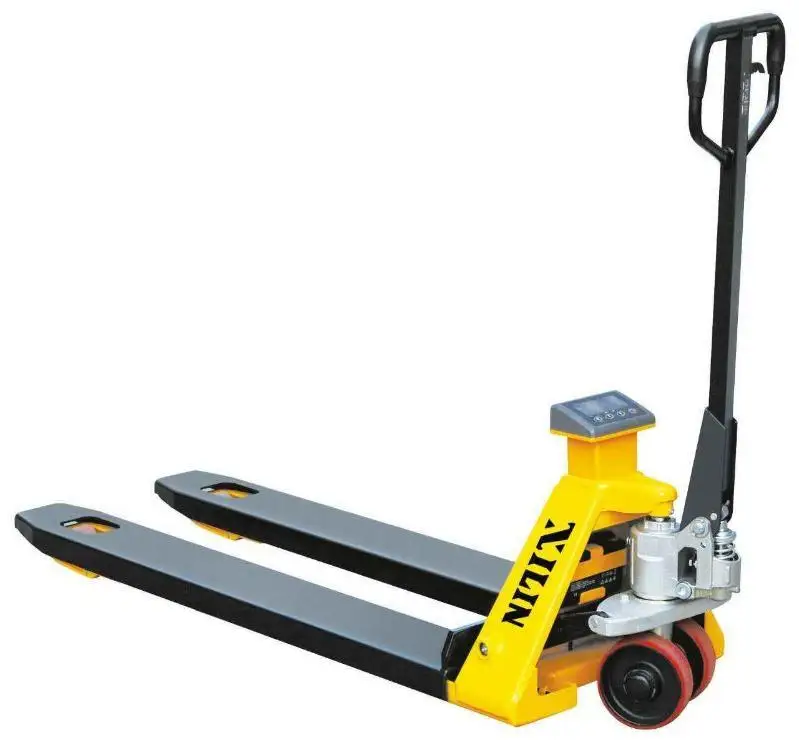 称重,带磅秤transpallet - buy 1150*550毫米2500千克手动托盘车叉车