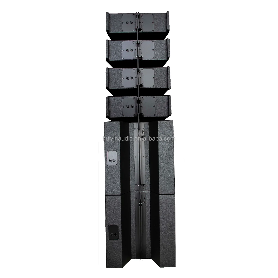 product la208 la18s line array system double 8 inch speaker with flight case 400w amplifiers for outdoor use-1