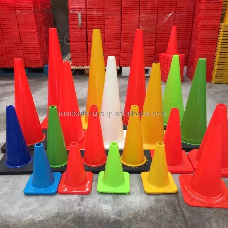 Road Safety 700mm Reflective Collar Traffic PVC Cone