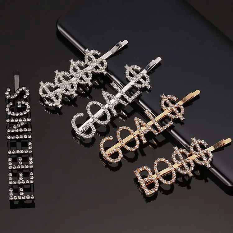 hair diamond clips