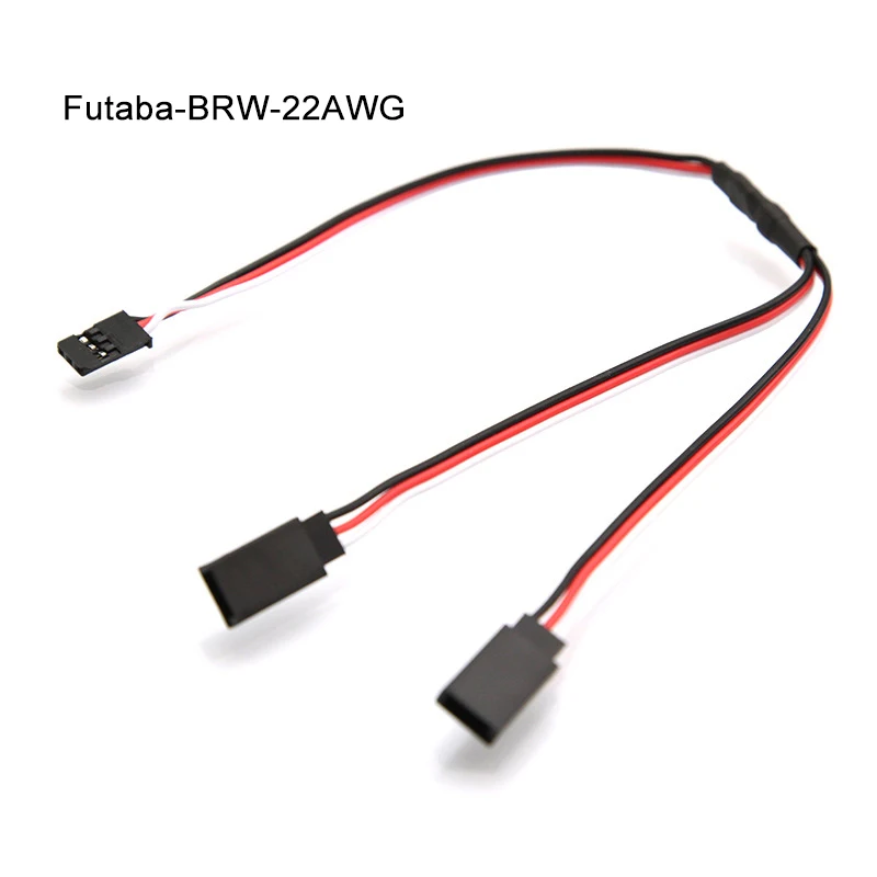 Servo Extension Y Cable Futaba Jr 22awg 15/20/30/50/60/80/100cm Servo Receiver Wire Lead For Rc