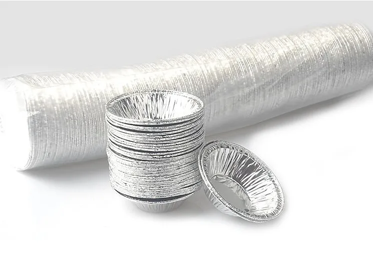 20ml Disposable Aluminum Foil Baking Cup,Aluminum Foil Egg Tart Mold