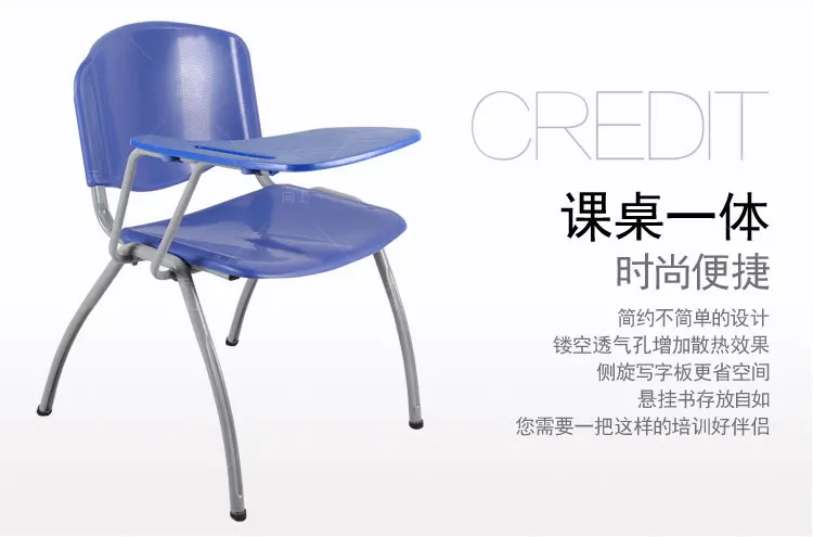 Stacking Tablet Writing Chair Lecture Chair with Writing Tablet Metal Frame Inspiration Student Chair