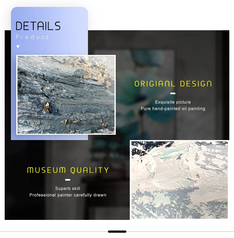 Custom Wall Art Canvas Abstract Seascape Oil Painting Picture Wall Pictures Wall Art Living Room Painting