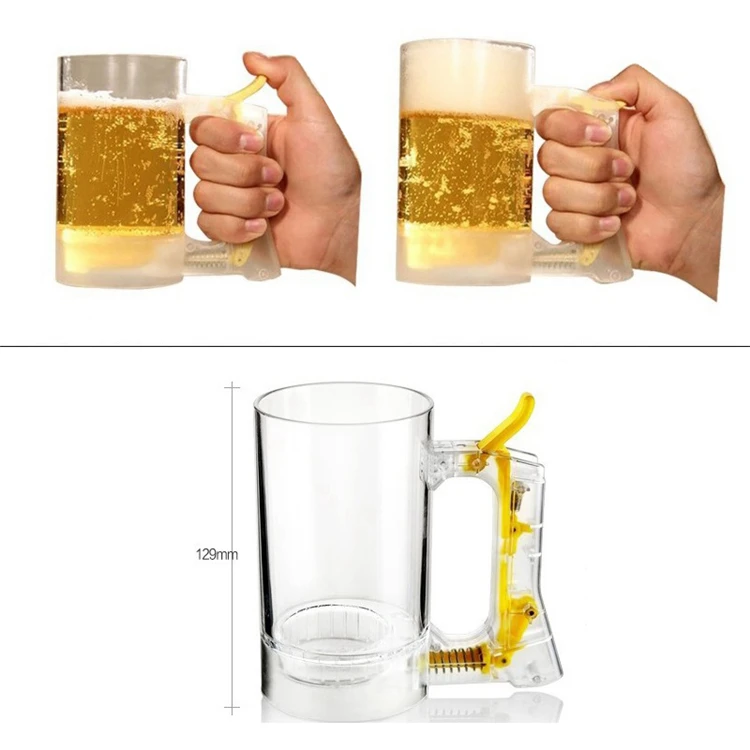 Details about  / Beer Glass Bubble Maker Party Foaming Mug Cup Drinking Buddy Gift