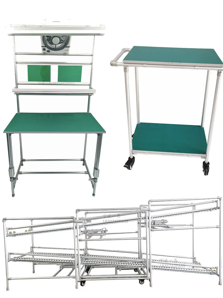 d43 third generation grade 1000 series lean tube aluminum alloy bar fittings round tube profile connector joint workbench-11