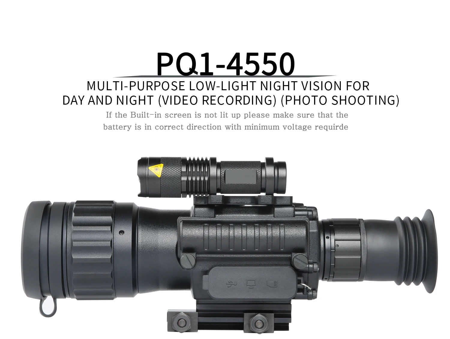 Pq14550 Low Light Night Vision Scope High Quality Camera Night Vision