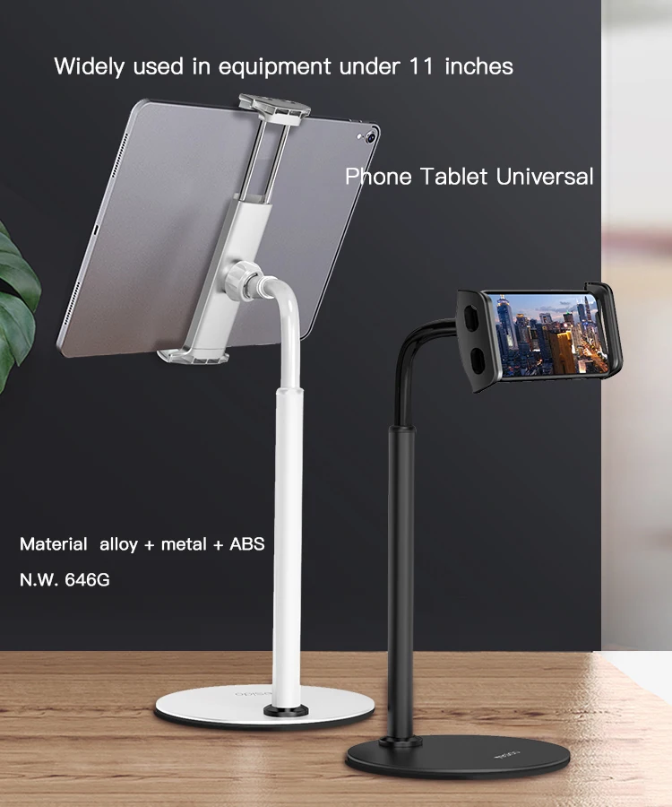Bendable Gooseneck Desktop Cellphone Stand Live Desk Table Tablet Mobile Phone Holder
