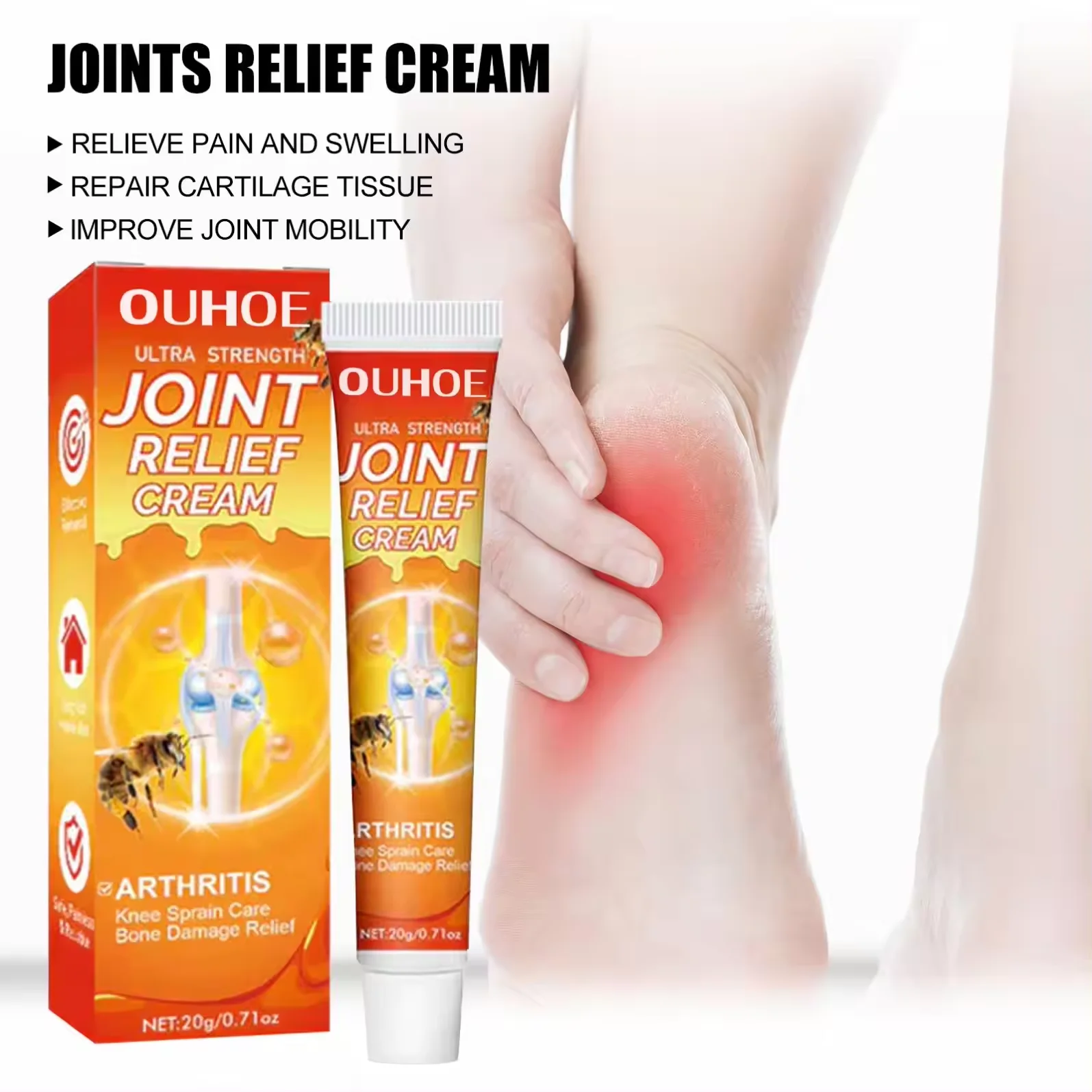 Synovial Meniscus Pain Soothing Cream Effusion Knee Joint Shoulder Neck ...