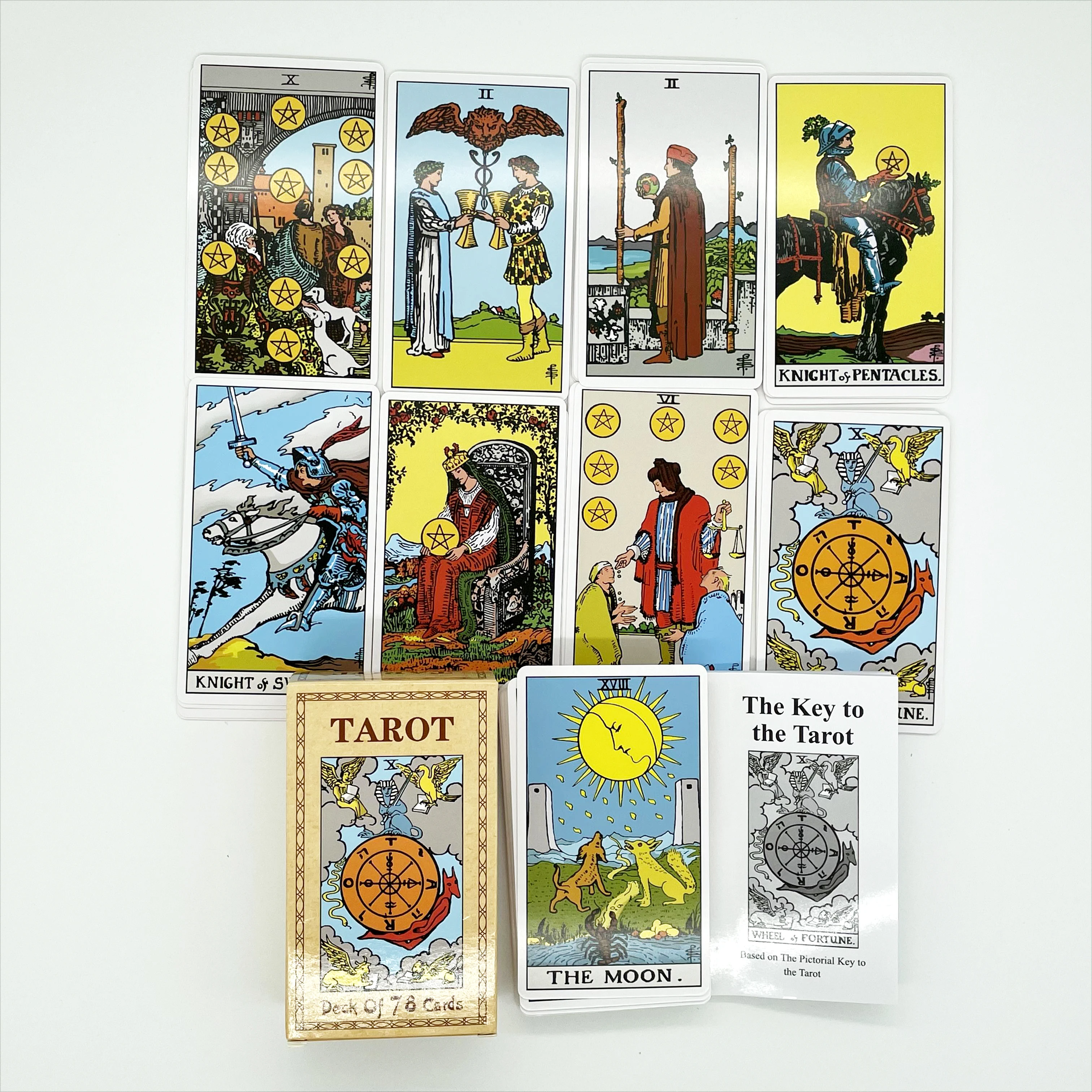 Custom Oem Printing Tarot Cards With A 100page Manual Tarot Card For