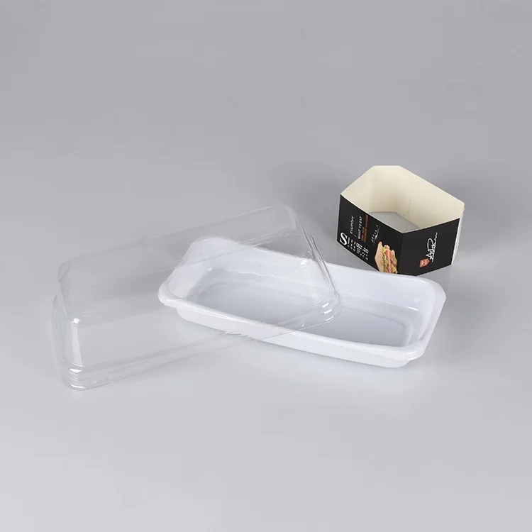 Custom Sticker Small Disposable Transparent Plastic Cake Boxes on Sale
