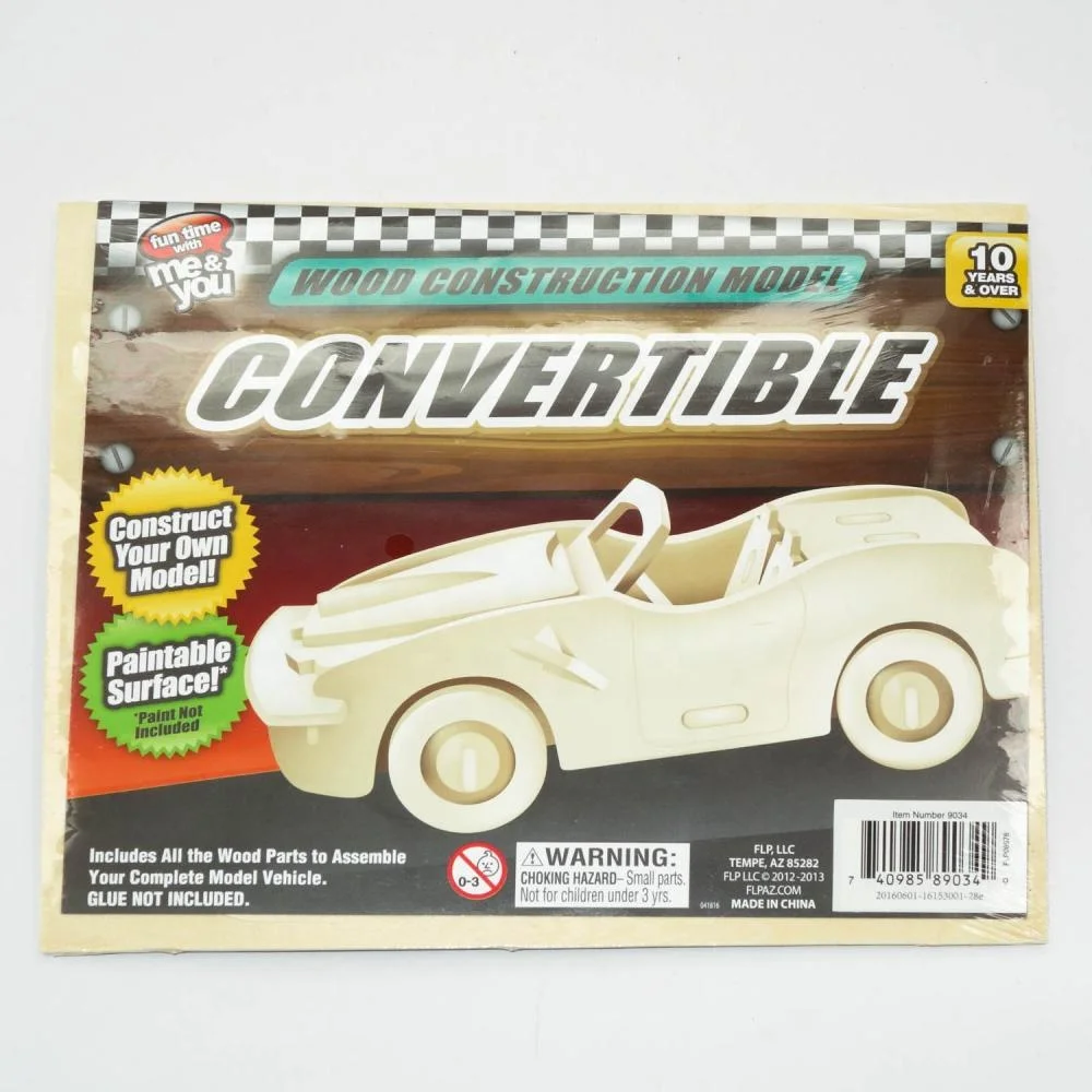 wooden car puzzle