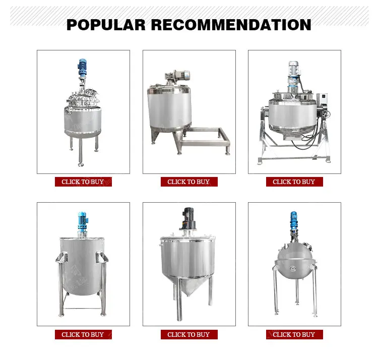 Industrial Liquid Soap Mixer Equipment Cosmetics Homogenizer Detergent
