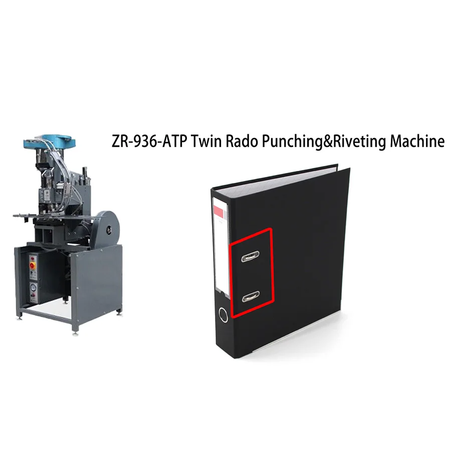 Semi Automatic Box File Punching Riveting Machine Lever Arch File